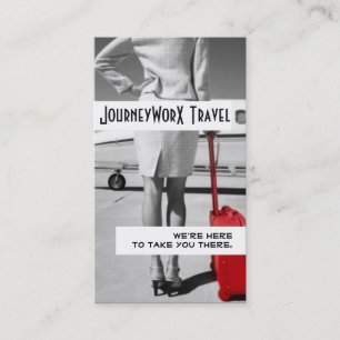 Modern Travel Agent Visitekaartje