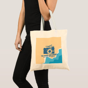 Modern Traveler Globetrotter Backpacker Tote Bag