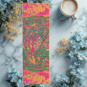 Modern Tree of Life Abstracte Kunst Kalmerende Kal Yogamat
