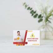 modern trendicisch visitekaartje (Staand voorkant)