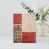 Modern Trendy Abstract Briefkaart (Staand voorkant)