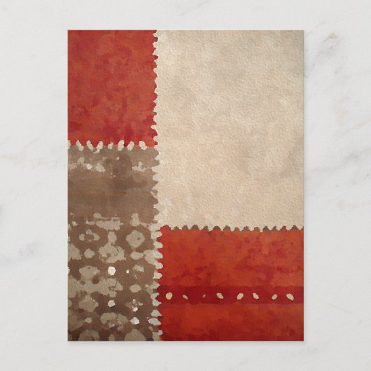 Modern Trendy Abstract Briefkaart (Voorkant)