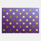 Modern Trendy Amnesty Paars Multiple Patterned Inpakpapier Vel (Voorkant 3)