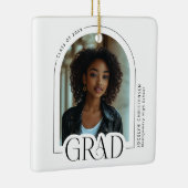 Modern Trendy Arch Photo Grad Keramisch Ornament (Rechts)
