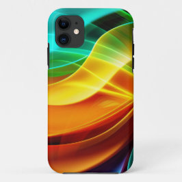 MODERN TRENDY ARTISTIEK PSYCHEDELISCH PATROON iPhone 11 HOESJE