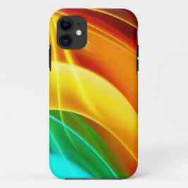 MODERN TRENDY ARTISTIEK PSYCHEDELISCH PATROON iPhone 11 HOESJE
