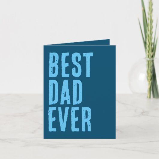 Modern Trendy Best Pap Ever Vaderdag Kaart (Voorkant)