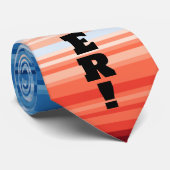 Modern Trendy Birthday Holiday Gift Climate Stripe Stropdas (Opgerold)