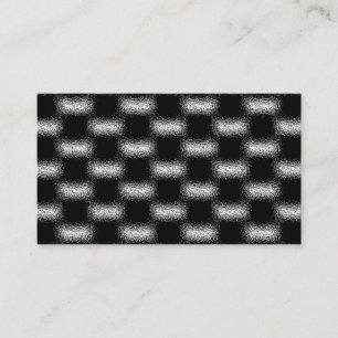 Modern Trendy Black en White Pattern Visitekaartje