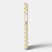 Modern & Trendy Button Pattern iPad Case (Achterkant / Links)