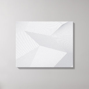 Modern, trendy, cool, eenvoudig, artistiek patroon canvas afdruk