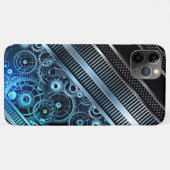 Modern Trendy Cool Retro Industrial Gears Pattern Case-Mate iPhone Case (Achterkant (horizontaal))
