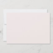Modern Trendy Designer Dusty Roos Blush Wedding Save The Date (Achterkant)