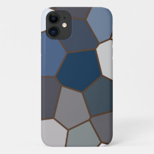 Modern Trendy Earth Toned Pattern iPhone 11 Hoesje