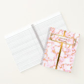 Modern Trendy Elegant Marble Gold Notitieboek (Binnen)