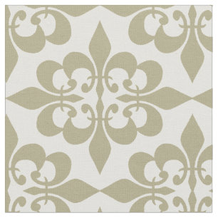 Modern Trendy Elegant Sage Damask Stof