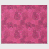 Modern Trendy Floral Pattern Cadeaupapier (Vlak)