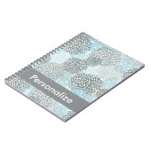 Modern Trendy Floral Pattern Personalized Notitieboek (Linkerzijde)