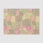 Modern Trendy Floral Pattern Tissuepapier (Voorkant)