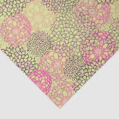 Modern Trendy Floral Pattern Tissuepapier (Detail)