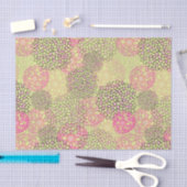 Modern Trendy Floral Pattern Tissuepapier (Craft)