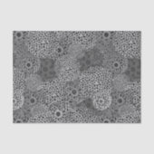 Modern Trendy Floral Pattern Tissuepapier (Voorkant)