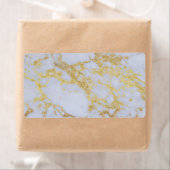 Modern Trendy Goud Glitter Marmer Etiket (Insitu)