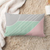 Modern trendy kleurenblok abstract elegant kussen (Deken)