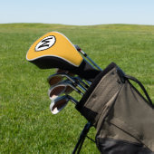 Modern Trendy Mustard Yellow Golfheadcover (Insitu)