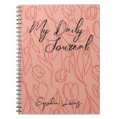 Modern Trendy Personaliseerde mijn dagblad Notitieboek (Voorkant)