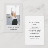 Modern Trendy Photo Visitekaartje (Voorkant / Achterkant)