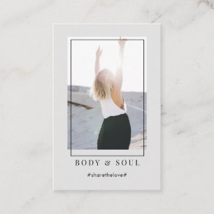 Modern Trendy Photo Visitekaartje