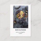 Modern Trendy Photo Visitekaartje (Voorkant)