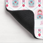 Modern Trendy Pink Pattern Muismat (Hoek)