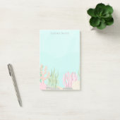 Modern Trendy Simple Tropical Sea Girly  Post-it® Notes (Kantoor)