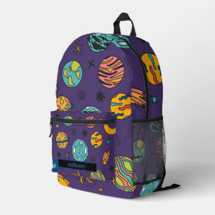 Modern Trendy Space Galaxy Bedrukte Rugzak