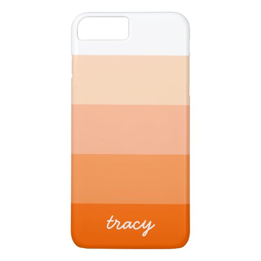 Modern Trendy Stripes Personalized Case-Mate iPhone Case (Achterkant)