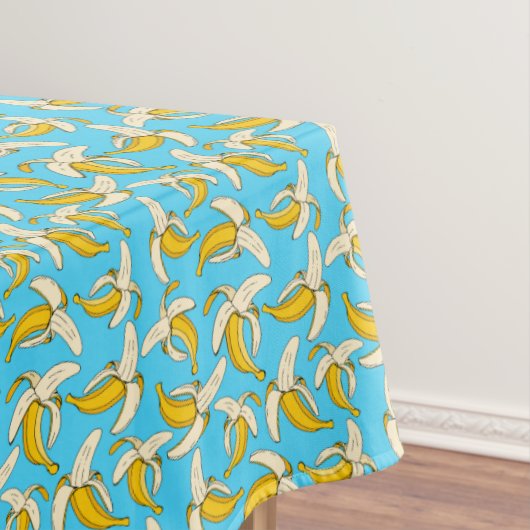Modern Trendy Yellow Banana Tropical Fruit Pattern Tafelkleed (Voorbeeld)