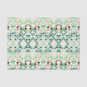Modern Tribal Aztec Southwest Geometric CBendel Tissuepapier