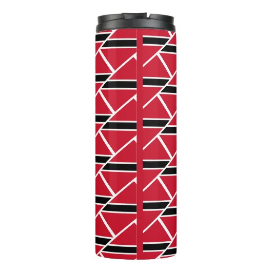 Modern TRINIDAD Mijn God is Trouw MONOGRAM Custom Thermosbeker (Achterkant)