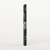 Modern Tropic Leaf Pattern iPhone Hoesje (Rechterkant)