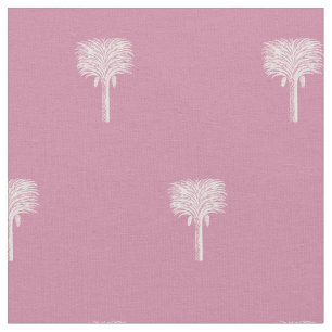 Modern Tropical Date Palm Dusty Roos Stof