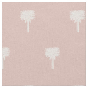 Modern Tropical Date Palm Roos Gold Stof