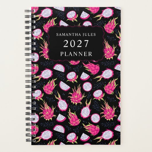 Modern Tropical Fruit Pattern Planner (Voorkant)