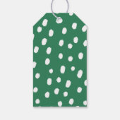 Modern Tropical Greenery Baby shower Cadeaulabel (Achterkant)