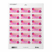 Modern Tropical, Hibiscus Label (Full Sheet)