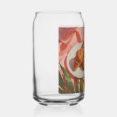 Modern Tropical Plant Print – Pink and Green  (Gauche)