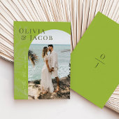 Modern Tropical Save the Date Kaart