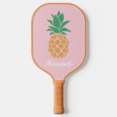 Modern tropisch anananesologram pickleball paddle (Voorkant)