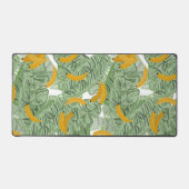 Modern tropisch bananengroen patroon bureaumat (Voorkant)